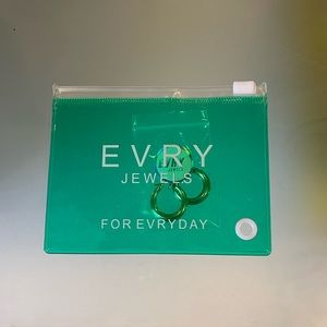 EVRY JEWELS simple hoop earrings